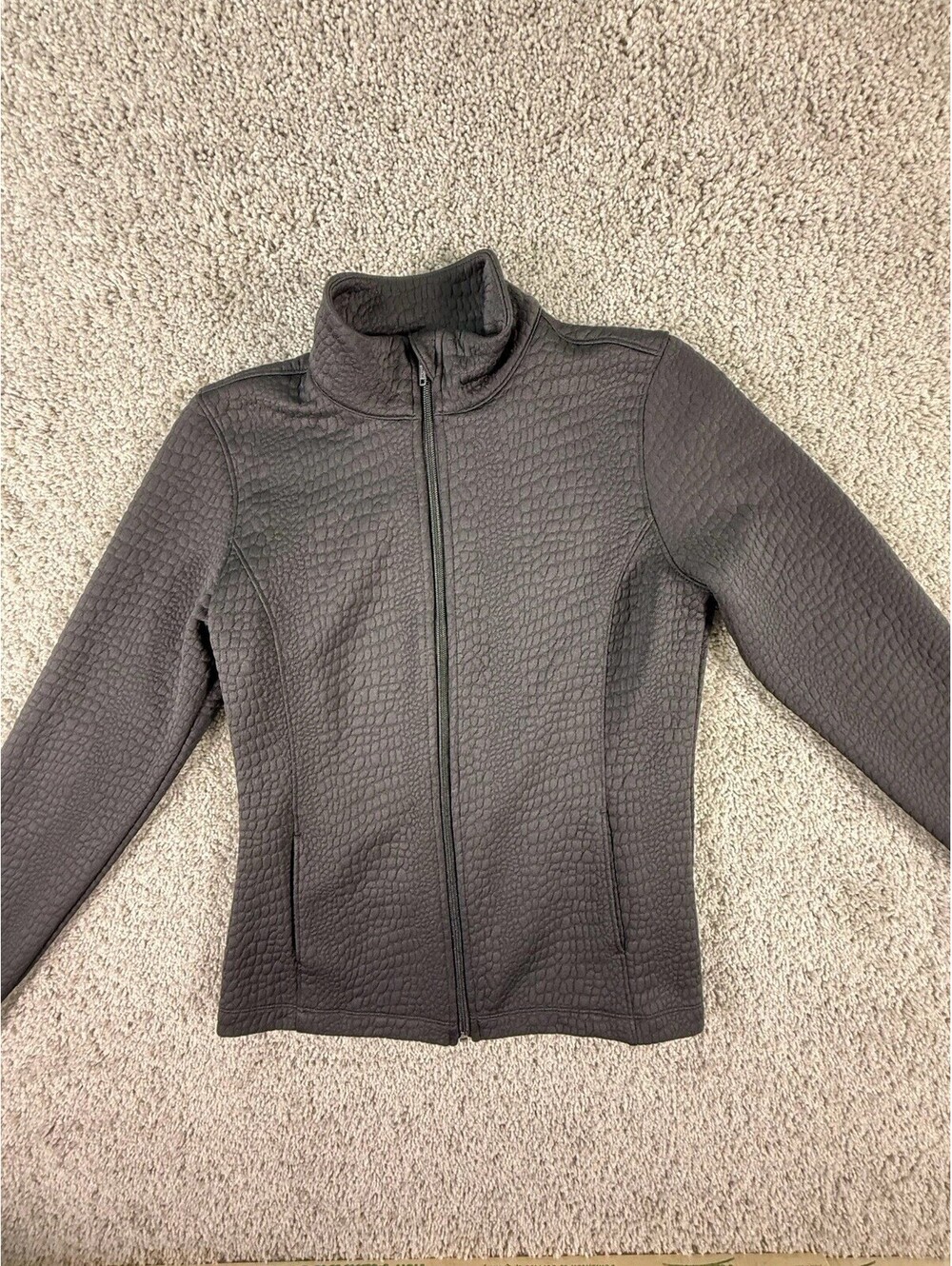 Lady Hagen Womens Texture FZ Jacket Black Size XS